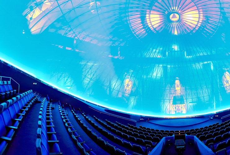 the new digital planetarium