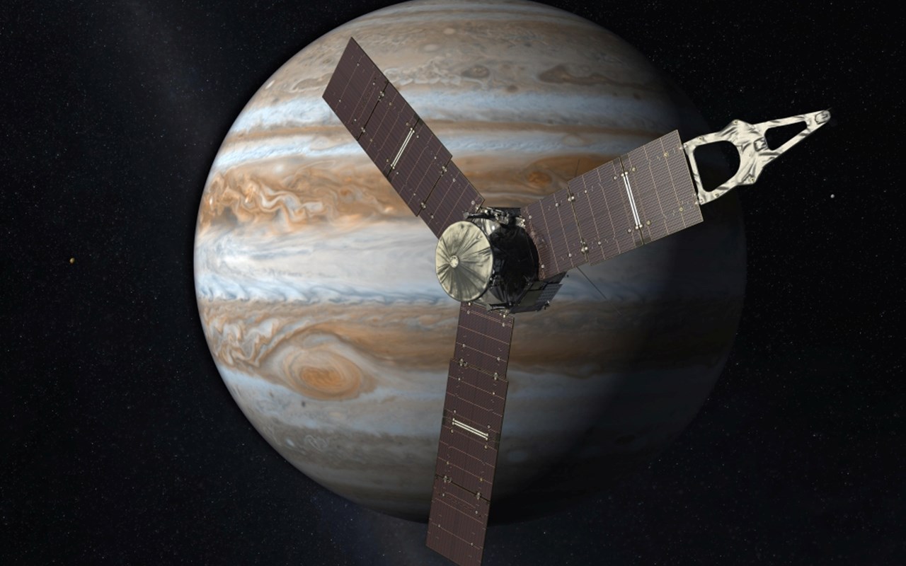 Η διαστημοσυσκευή Juno έφτασε στον Δία