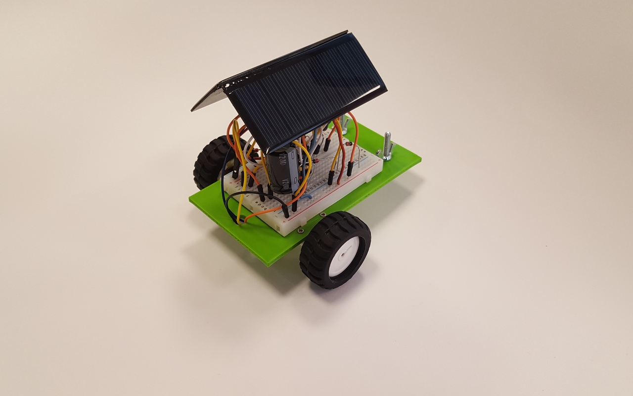 Solar-powered robot (for school groups)