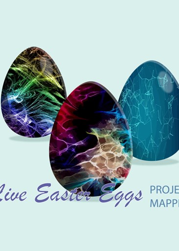 Live Easter Eggs: Projection mapping