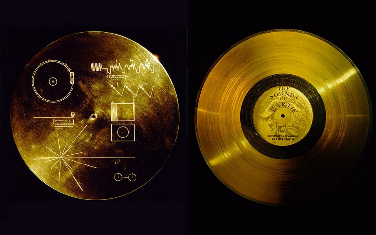 Οι επιχρυσωμένοι δίσκοι των δύο Voyager