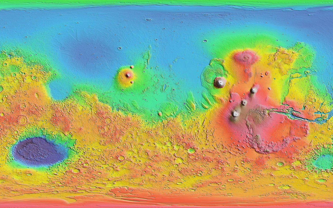 Ο χάρτης του Άρη