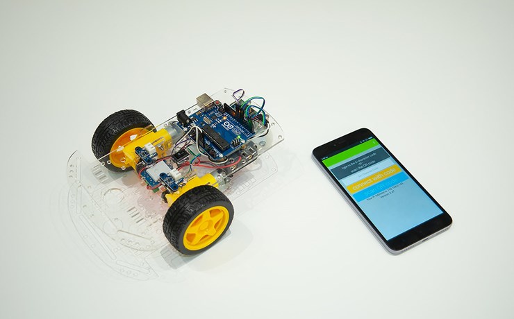 Robotics App: Δημιουργία εφαρμογής κινητού τηλεφώνου για χειρισμό ρομπότ