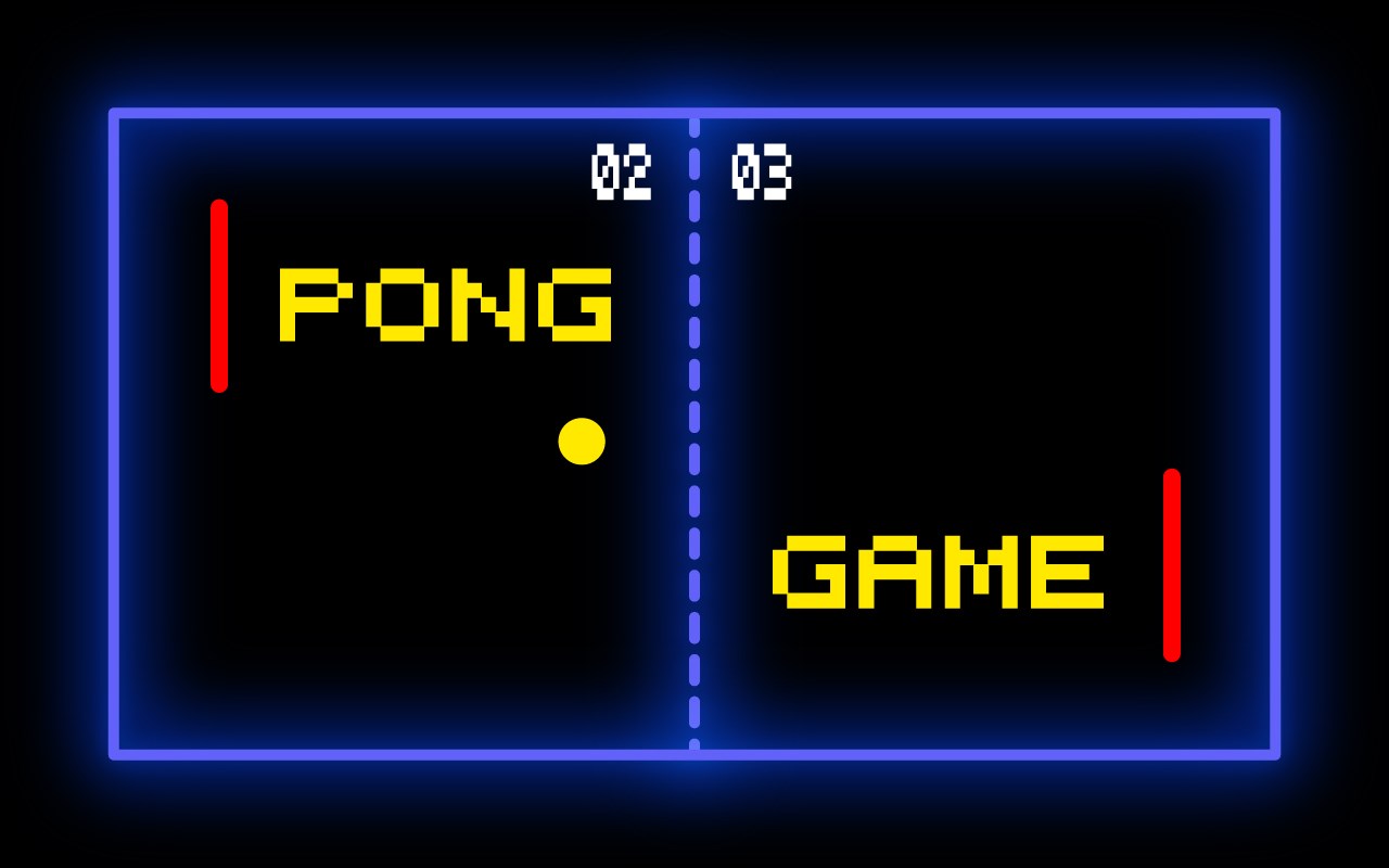 Retro video games – PONG GAME